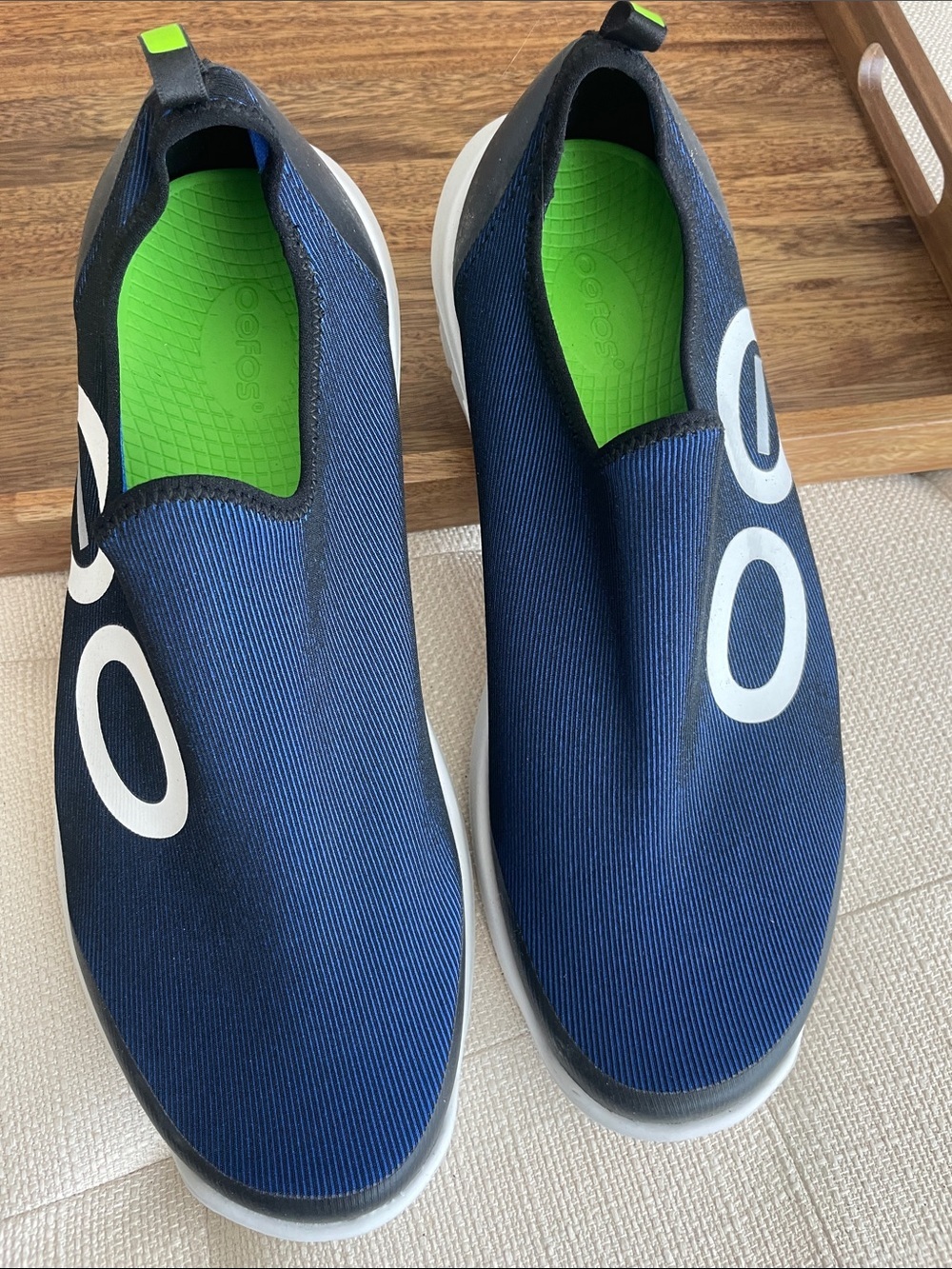 Oofos for men Navy - Picture 4 of 6